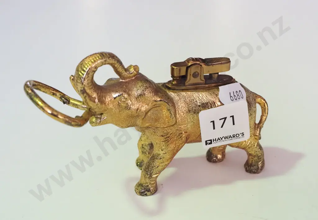 brass elephant bottle opener/lighter Image 1++