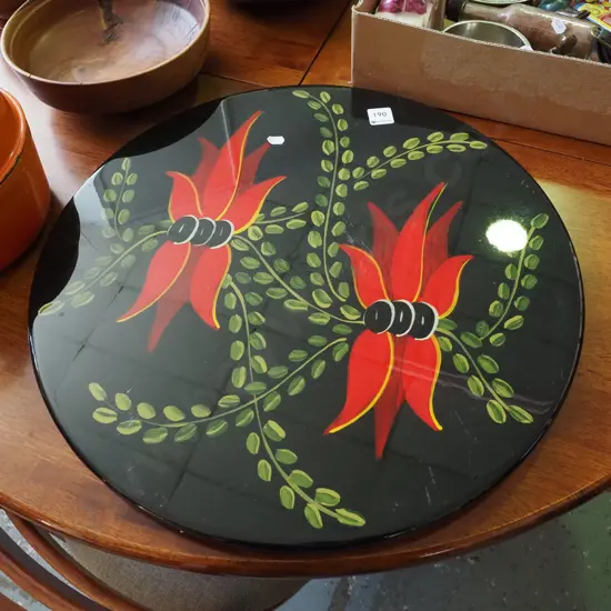hand painted lazy susan