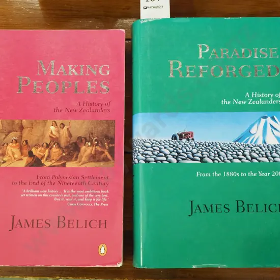 2x James Belich NZ history books