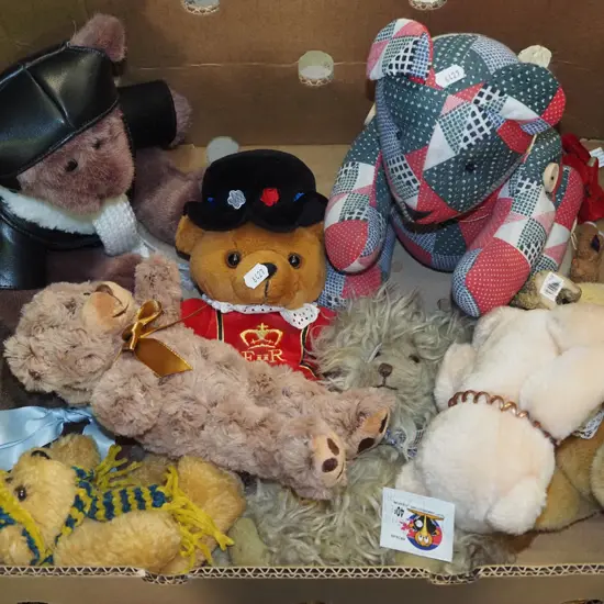 box of teddy bears