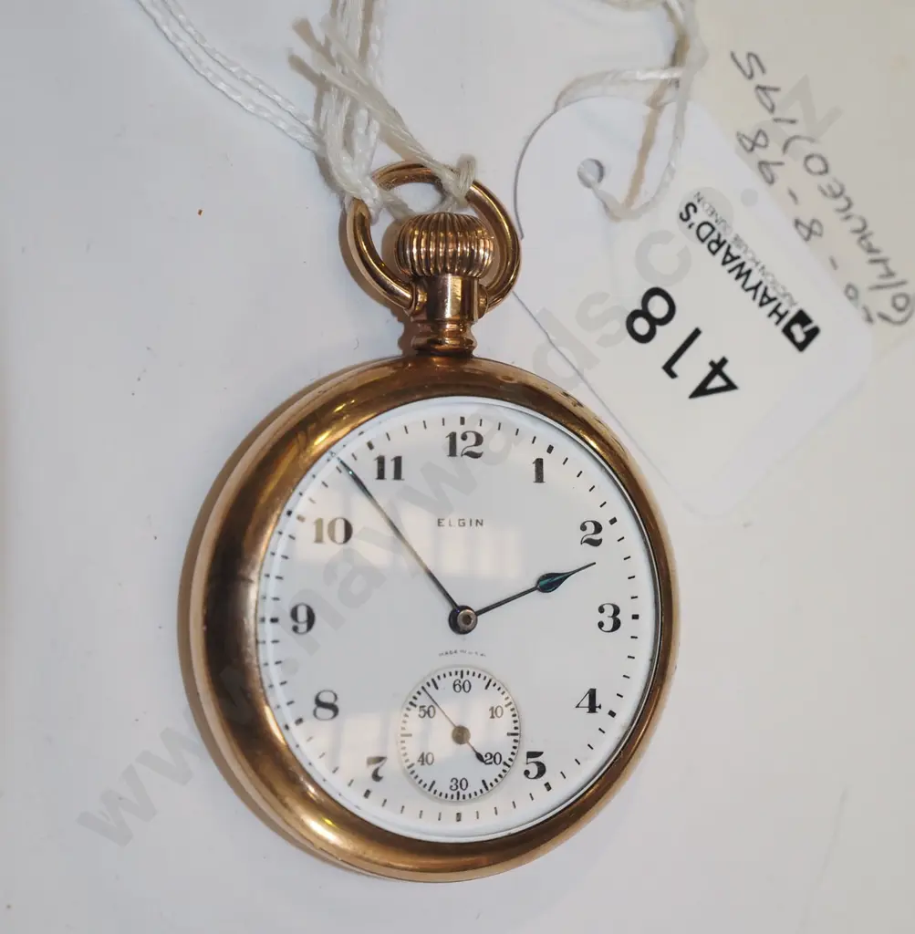 Elgin gold plated watch (going) Image 1++