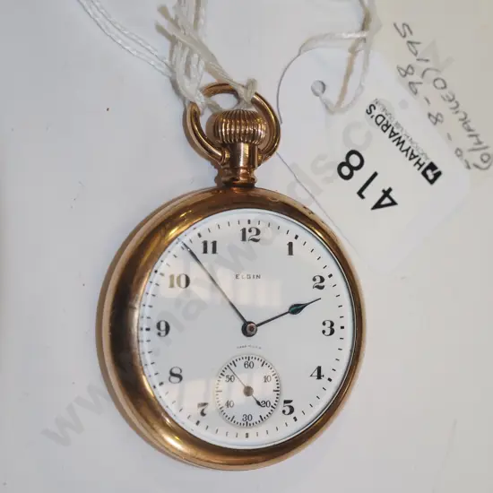 Elgin gold plated watch (going)