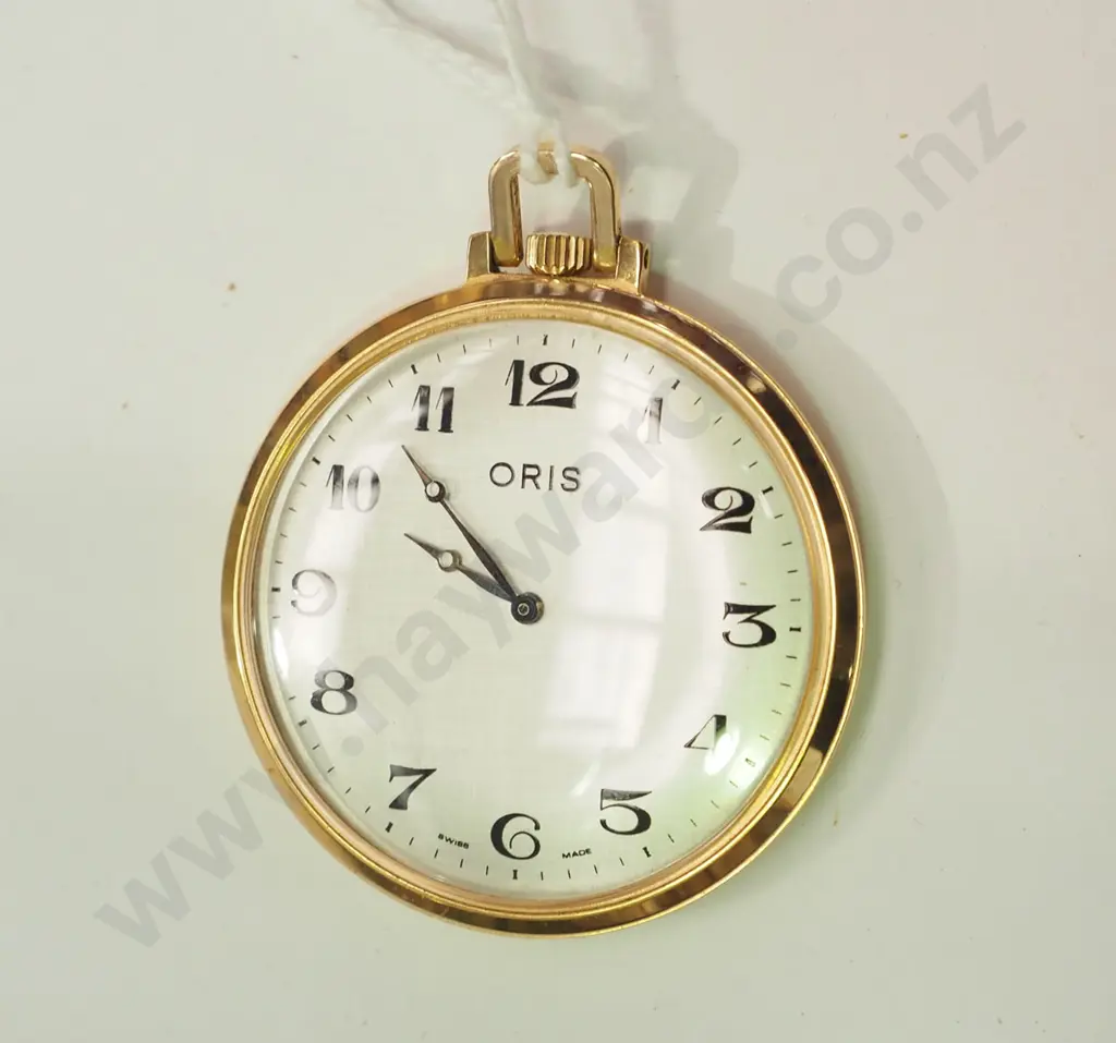 Oris pocket watch, gold tone (going) Image 1++