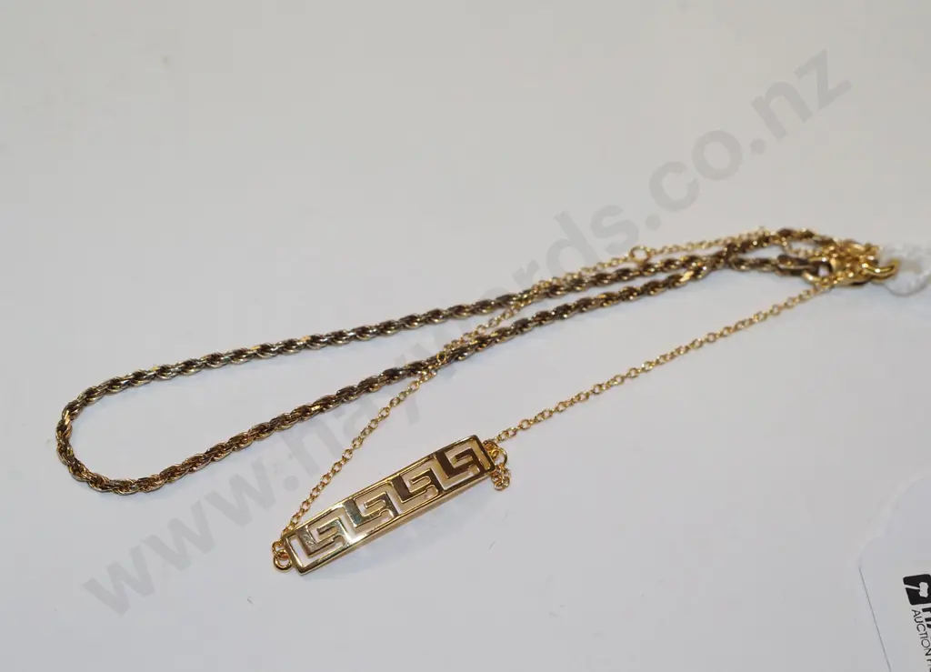 2x gold plated sterling silver bracelets Image 1++