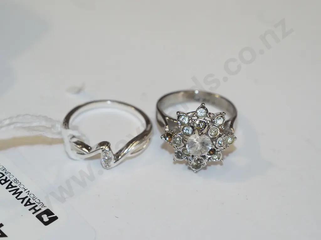 2x sterling silver rings Image 1++