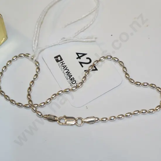 sterling silver anklet