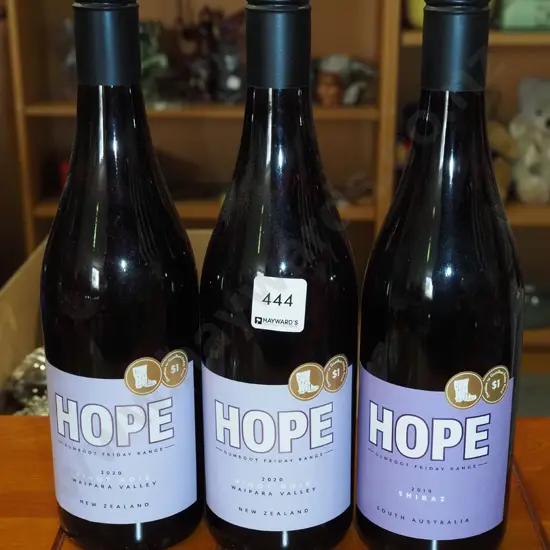 3x bottles of I Am Hope pinot noir 2020