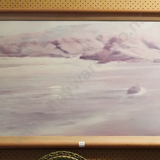 framed print - coastal scene