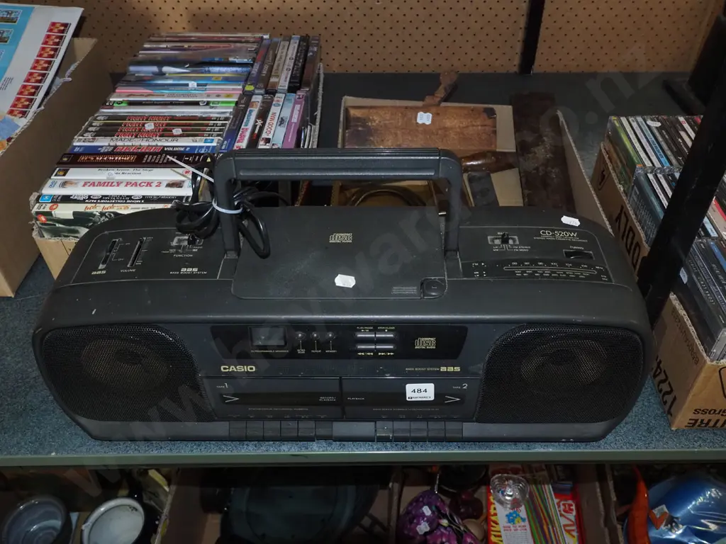 Casio twin cassette radio CD player Image 1++