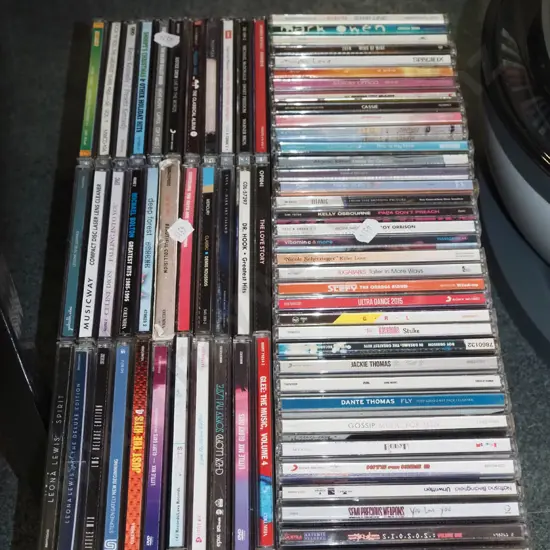 box of CDs