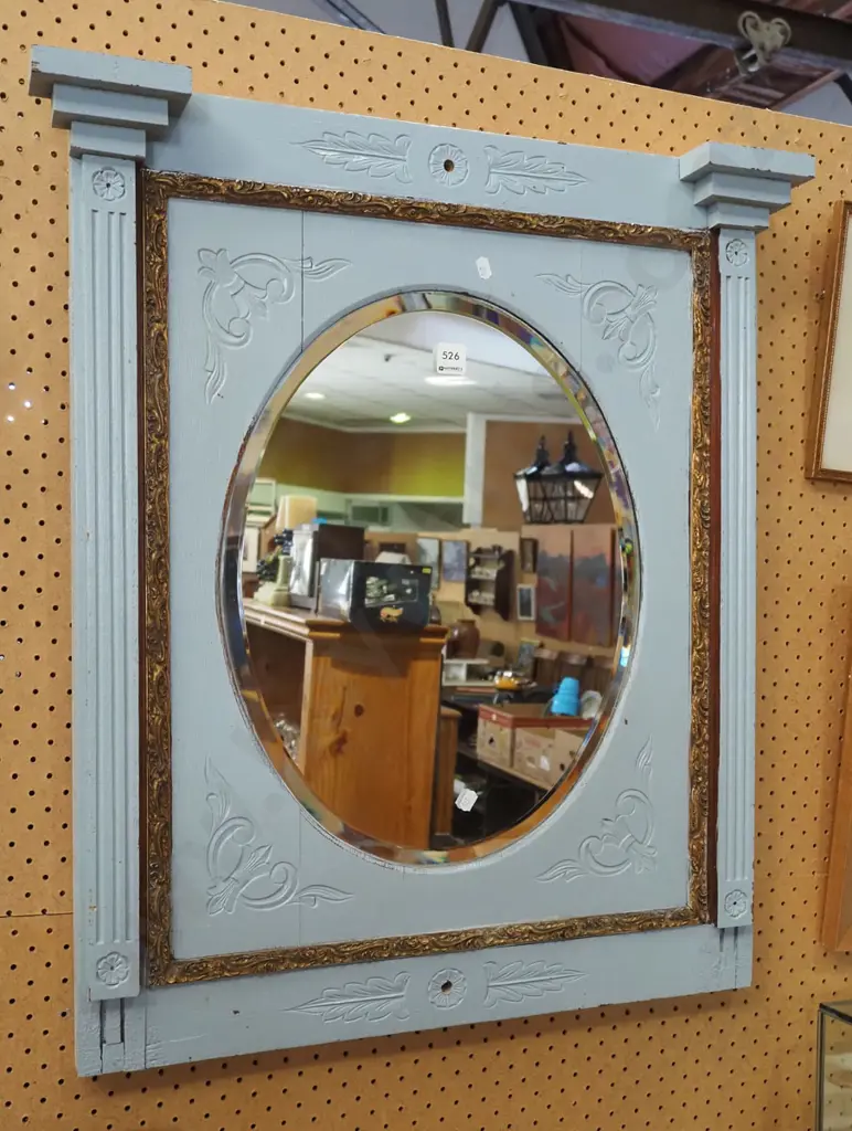 bevelled edge mirror back dresser mirror H740 Image 1++