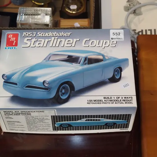 boxed as new yet to be assembled 1953 Starliner Coupe