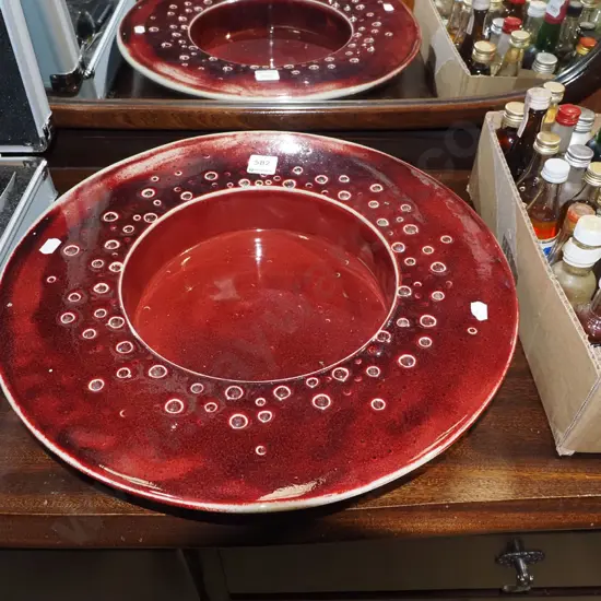 large pottery bowl Diam380