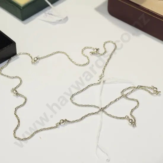 silver necklace