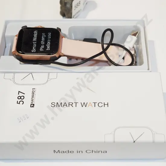 cased smart watch