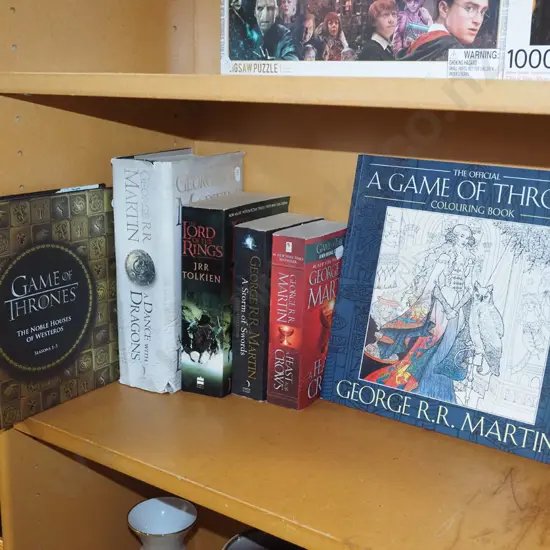 3x game of thrones books