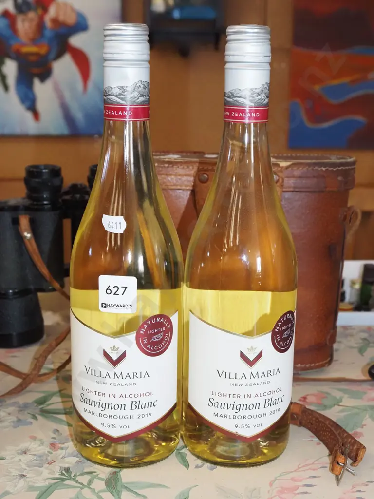 2x bottles of Villa Maria sauvignon blanc 2019 Image 1++