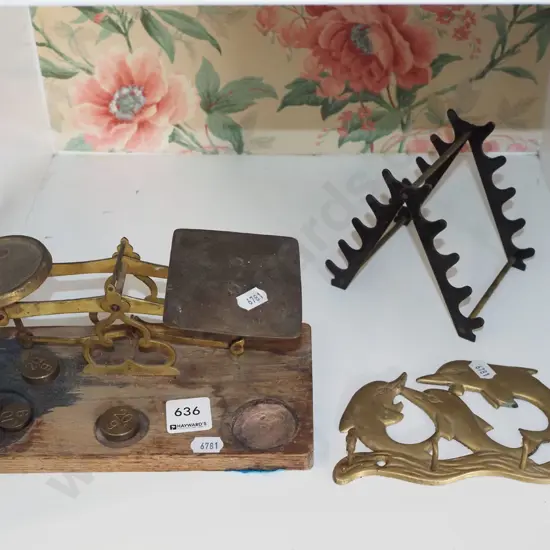 vintage scales - faults, pipe rack etc