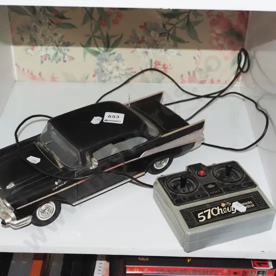 plastic Chevy 57 with remote control