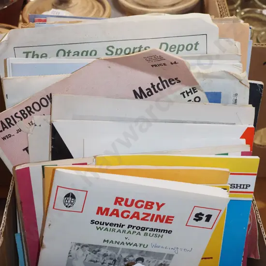 box; various sports programmes - 1960s-1980s