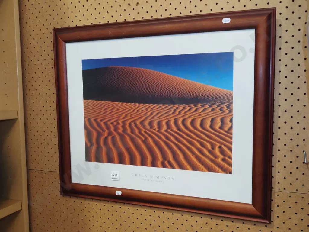 framed poster print - sand dunes Image 1++