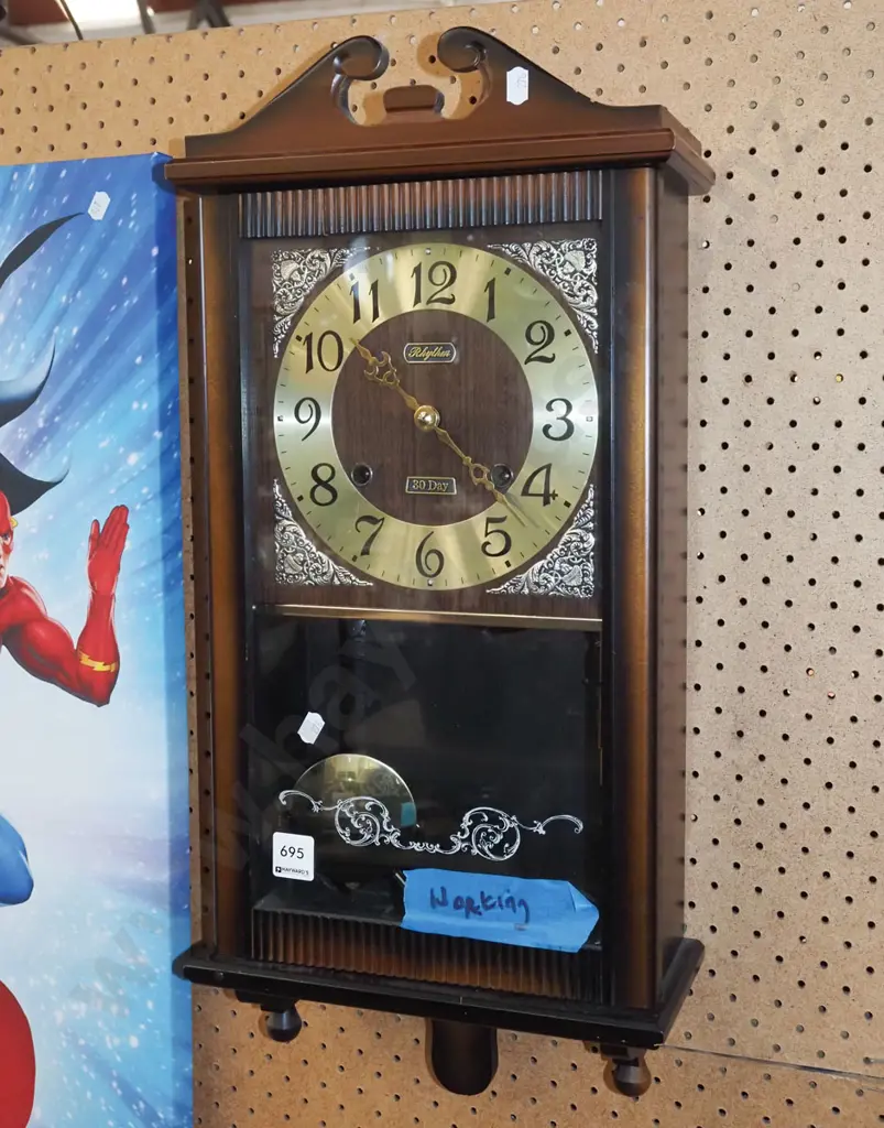 30 day pendulum wall clock - working Image 1++