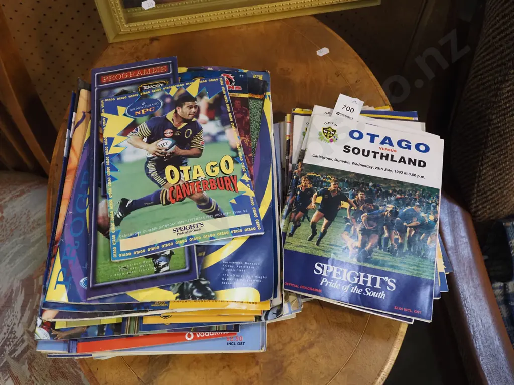 bundle of various rugby and other programmes 1950s-1990s Image 1++