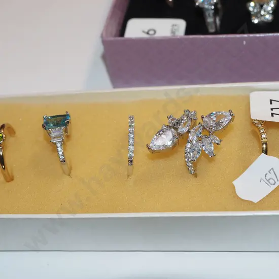 box; costume rings