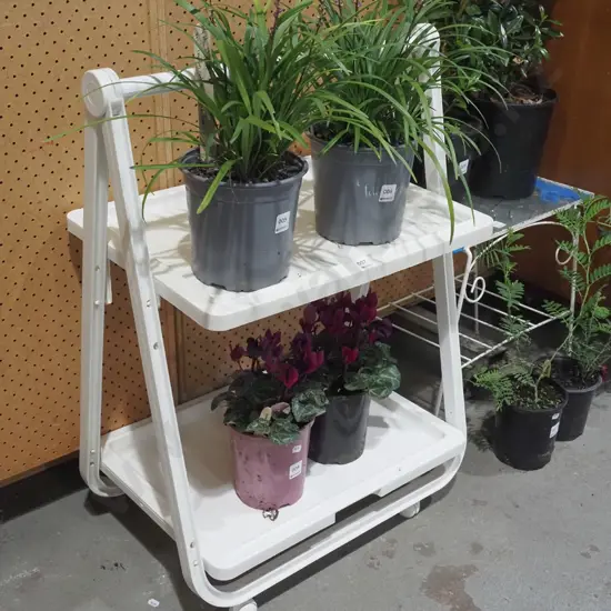 plastic foldaway tea trolley