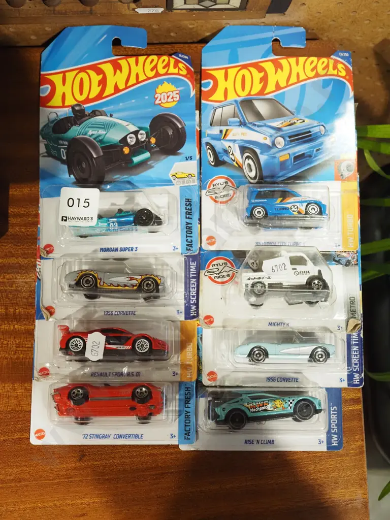 8x carded as new Hotwheels vehicles Image 1++