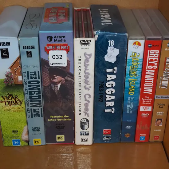 box sets of DVDs