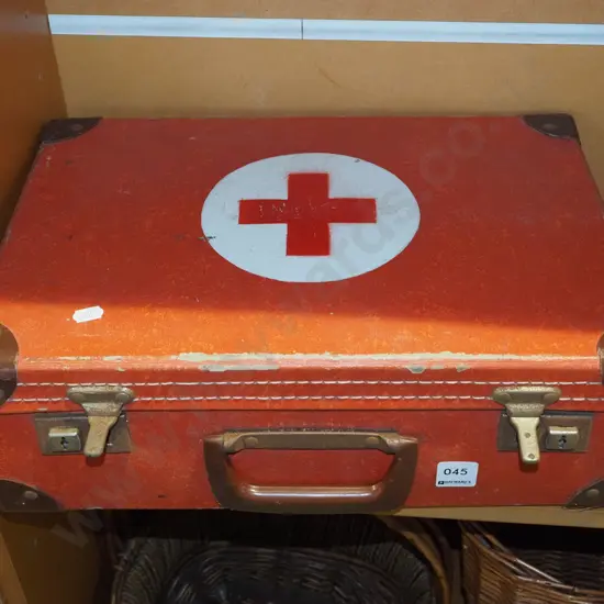 first aid suitcase and contents