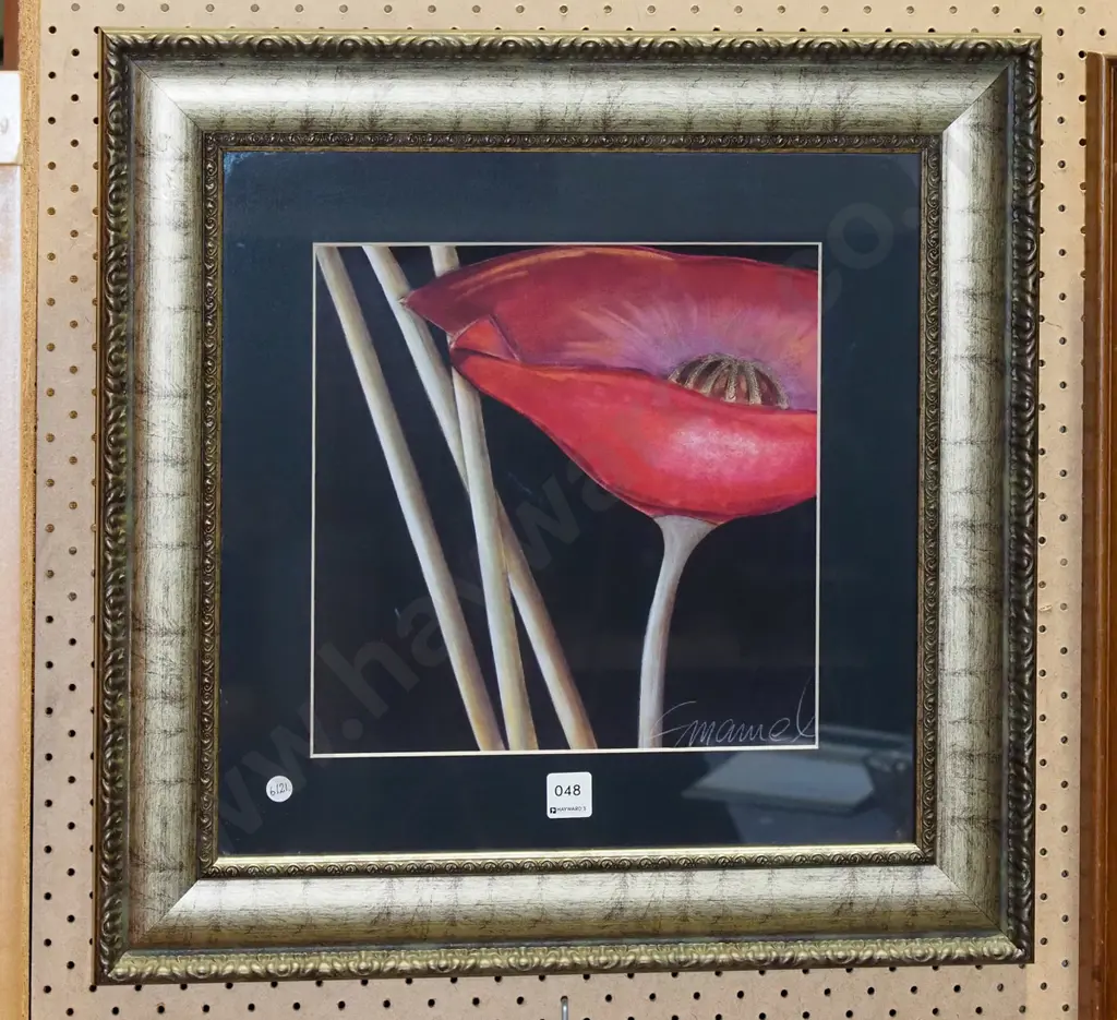 framed print - poppies Image 1++