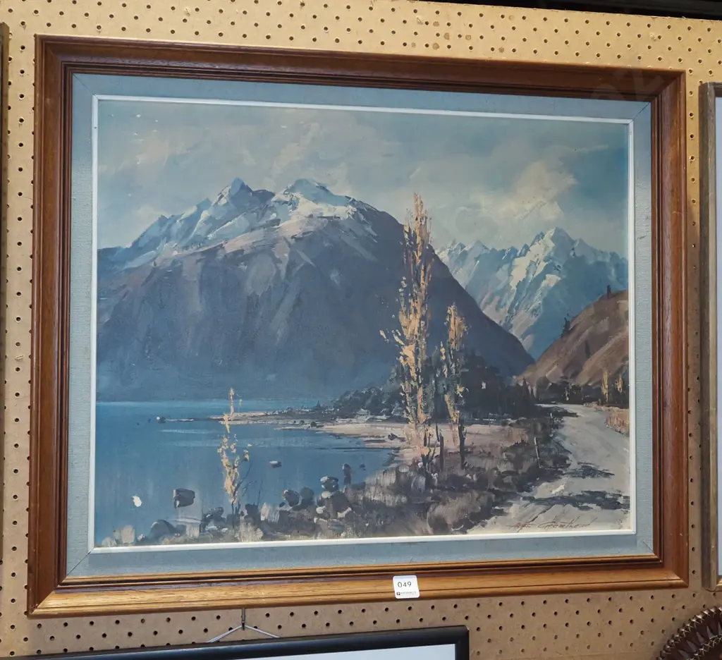 framed Aston Greathead print - slight damage Image 1++