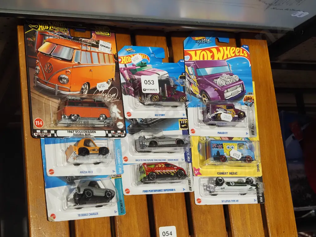 9x carded as new Hotwheels vehicles Image 1++
