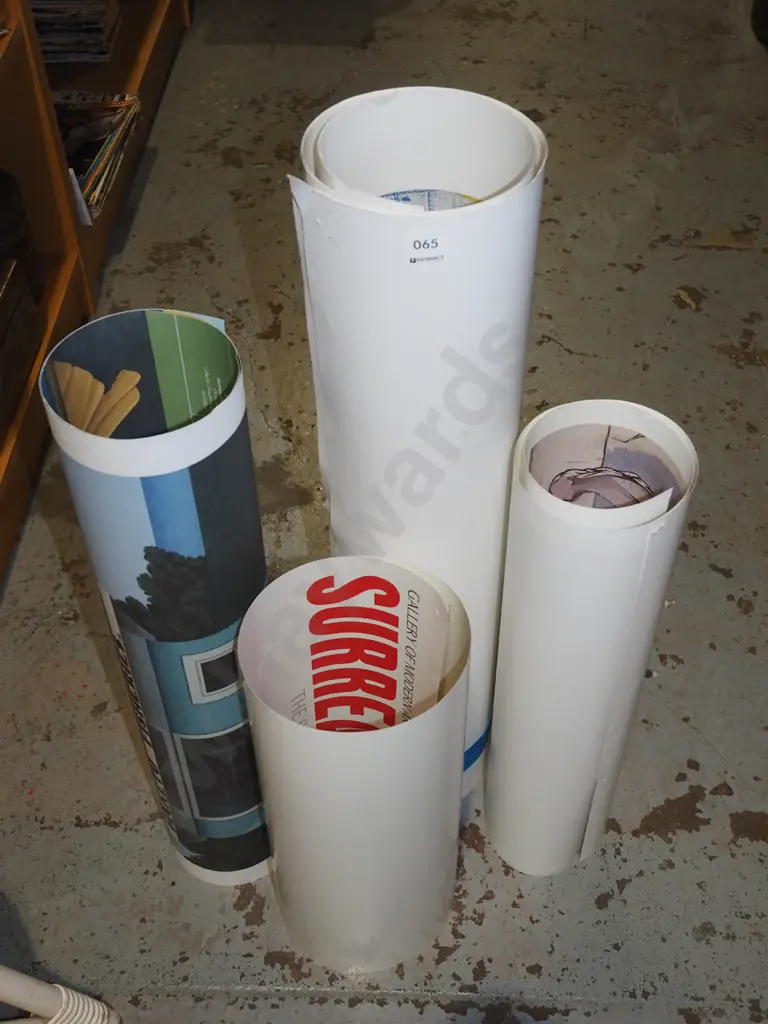 various posters including Picasso and Robin White exhibition posters Image 1++