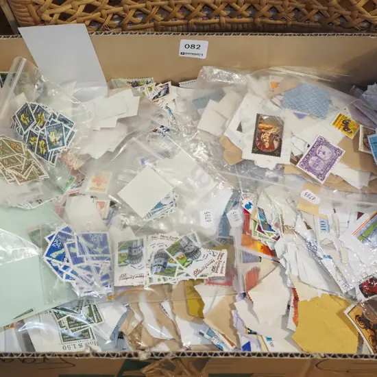 box of stamps