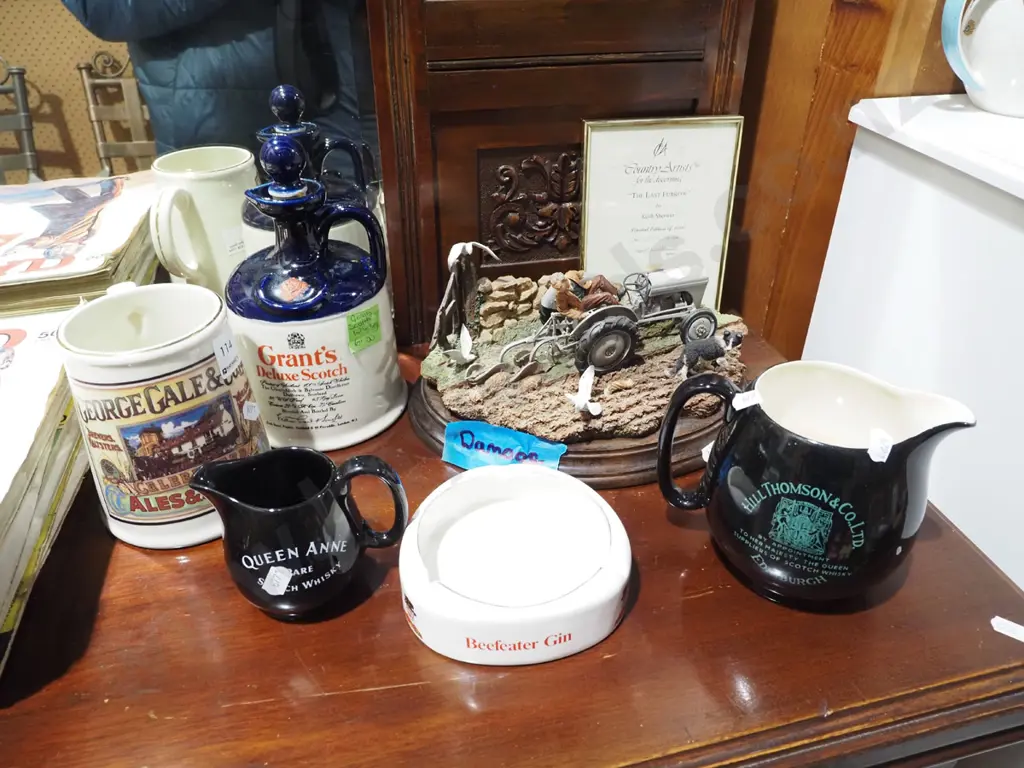 loughing ornament - soe damage, whisky jugs, ashtray etc Image 1++
