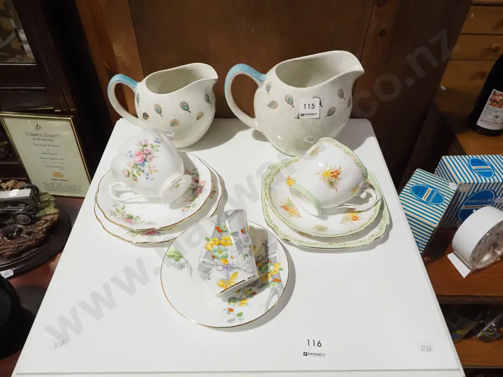 2x Woods jugs, trios, cup and saucer Image 1++