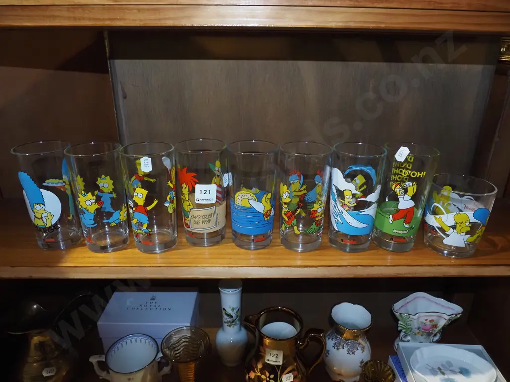 Simpsons glass tumblers Image 1++