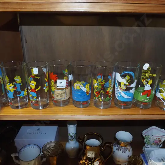 Simpsons glass tumblers