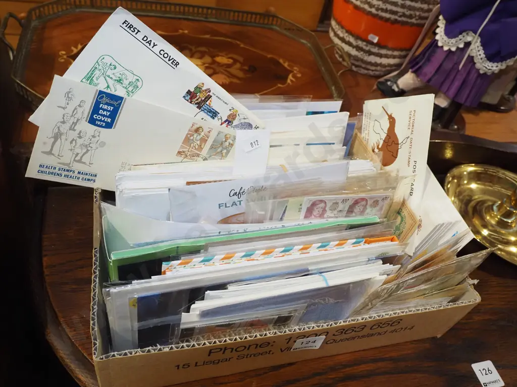 box; first day covers Image 1++