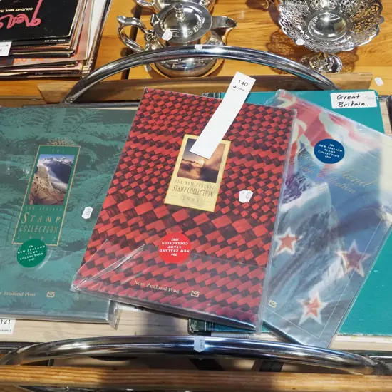stamp albums, collector packs