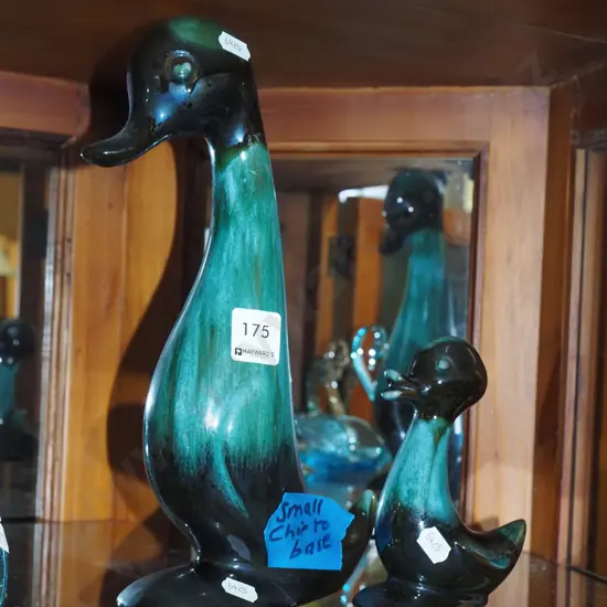 2x Blue Mountian ducks - tallest small chip to base H280