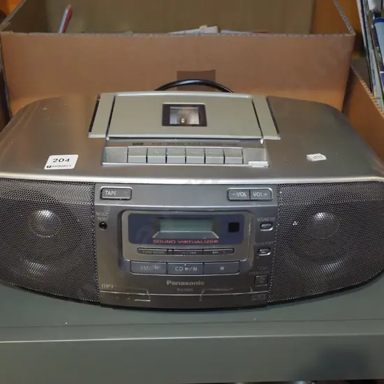Panasonic CD radio cassette player