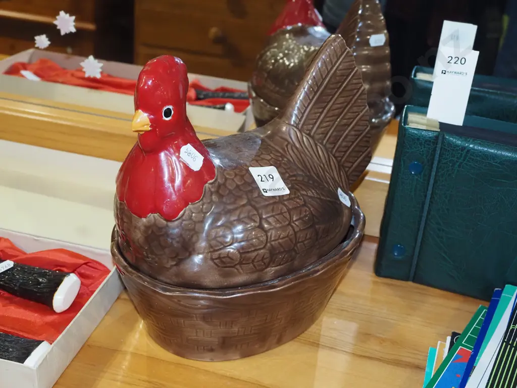chicken themed storage canister Image 1++