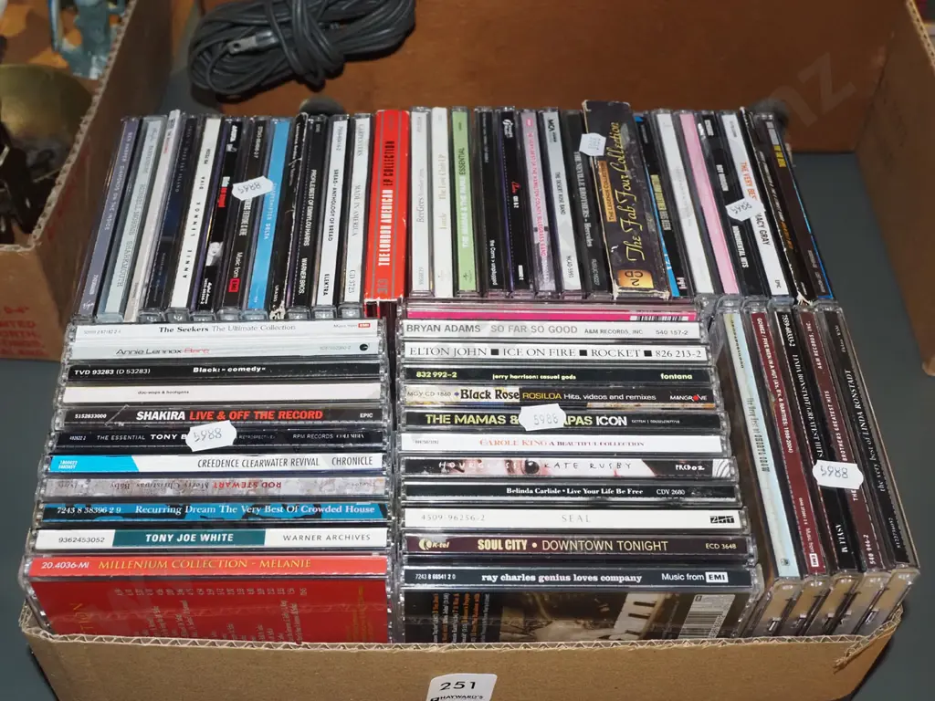box of CDs Image 1++