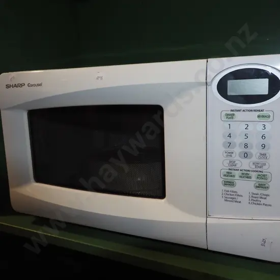 Sharp carousel microwave