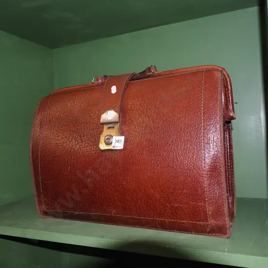 leather holdall