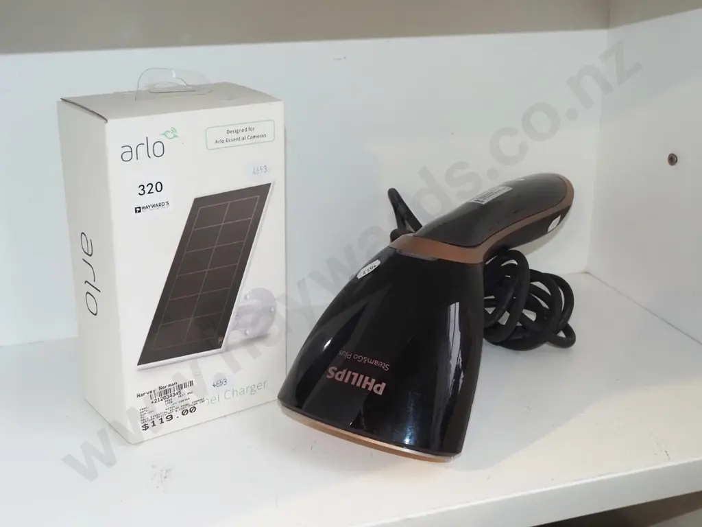 Arlo security panel solar panel, Phillips Steam and Go Plus Image 1++